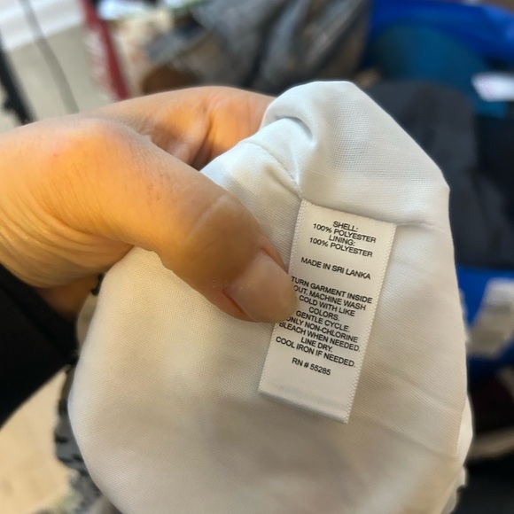 Express Y2K Silk Dot Strapless Dress - Picture 4 of 6